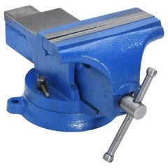 Darbastalio spaustuvas, mėlynos spalvos, 150 mm, ketus цена и информация | Механические инструменты | pigu.lt