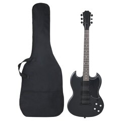 Elektrinė gitara su dėklu VidaXL 4/4 39 цена и информация | Гитары | pigu.lt