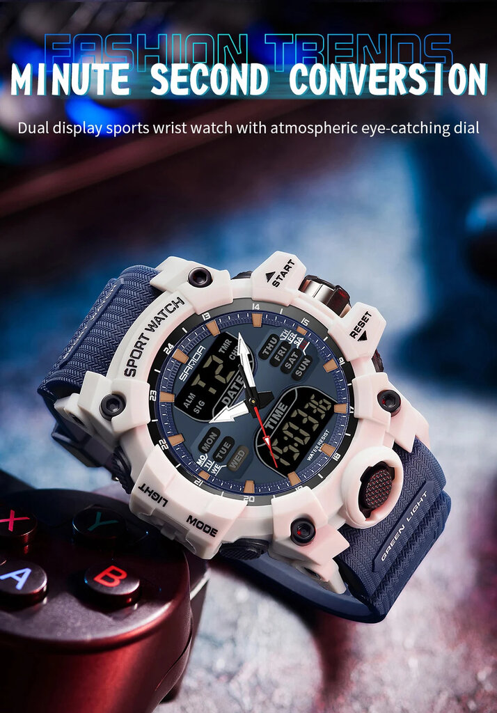 Vyriškas Laikrodis Sanda 840 kaina ir informacija | Vyriški laikrodžiai | pigu.lt