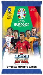 Futbolo kortelių rinkinys Topps Match Attax UEFA EURO 2024, 8 vnt. kaina ir informacija | Kolekcinės kortelės | pigu.lt