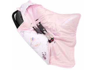 Kūdikio kėdutės užvalkalas Juka, rožinis kaina ir informacija | Vokeliai, miegmaišiai, pagalvės | pigu.lt