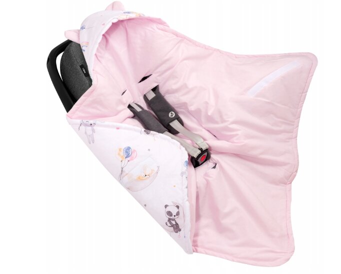 Kūdikio kėdutės užvalkalas Juka, rožinis цена и информация | Vokeliai, miegmaišiai, pagalvės | pigu.lt