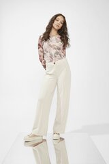 Hailys женские брюки Frida PD*02, бежевый 4067218983460 цена и информация | Женские брюки | pigu.lt