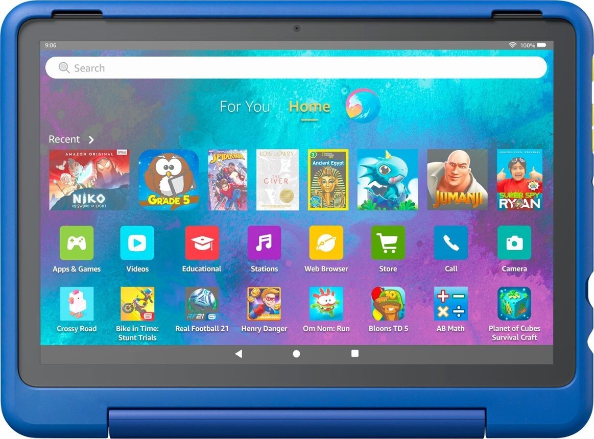 Amazon Fire HD 10 32GB Kids Pro 2023 kaina ir informacija | Planšetiniai kompiuteriai | pigu.lt