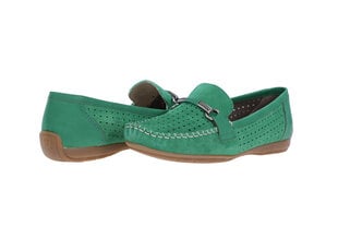 Мокасины для женщин Rieker 33313, зеленые цена и информация | Женские туфли | pigu.lt