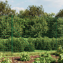 Vielinė tinklinė tvora su flanšais, žalios spalvos, 2,2x25m kaina ir informacija | Tvoros ir jų priedai | pigu.lt