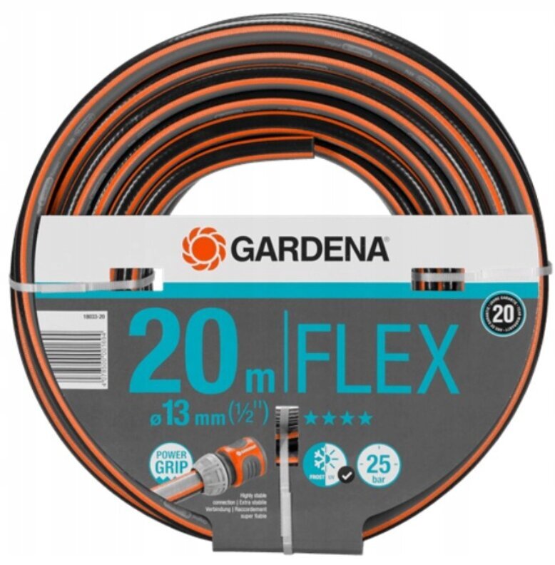 Sodo žarna Gardena Comfort Flex, 20 m kaina ir informacija | Laistymo įranga, purkštuvai | pigu.lt