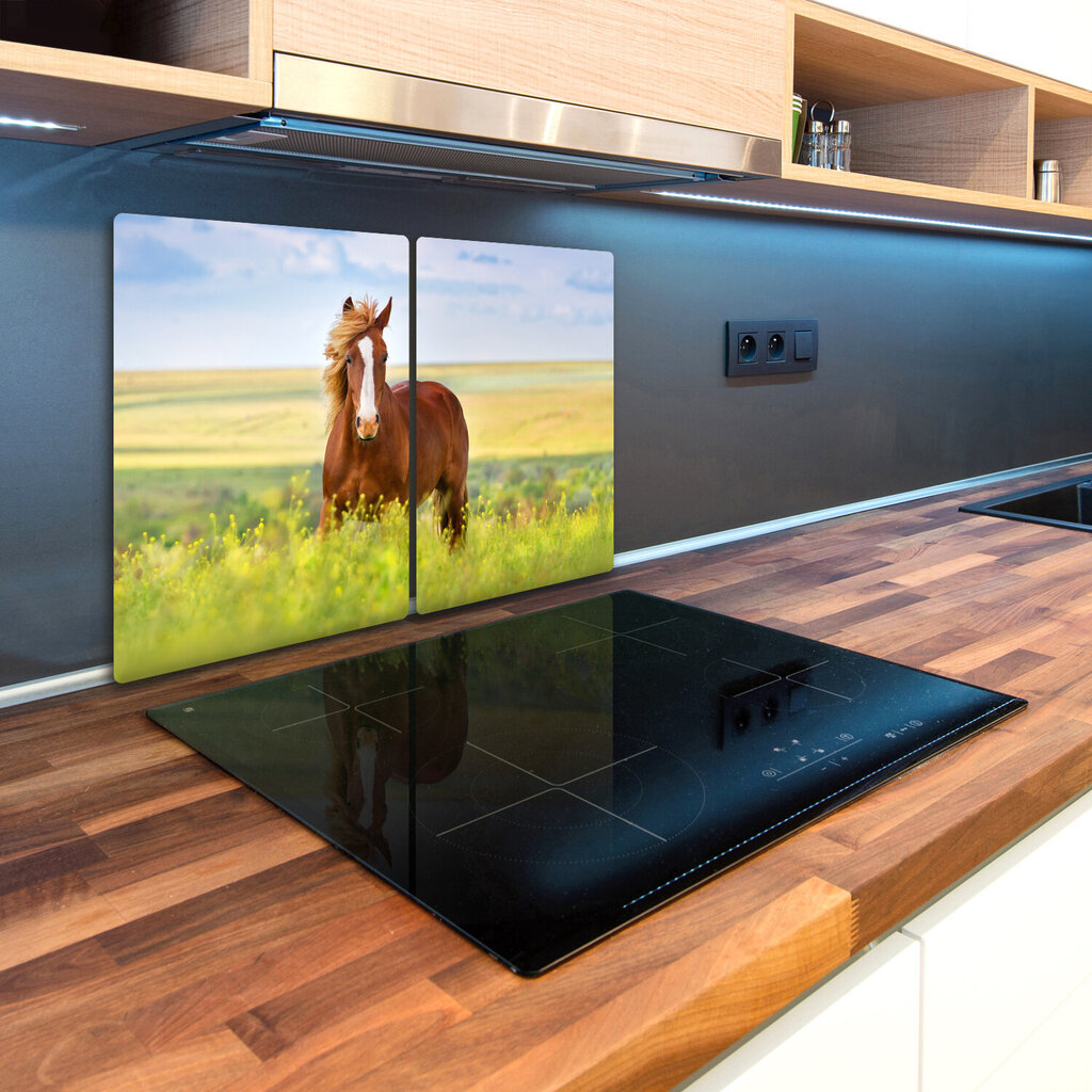 Pjaustymo lentelė Rudas arklys, 2x40x52 cm, 2 vnt. kaina ir informacija | Pjaustymo lentelės | pigu.lt
