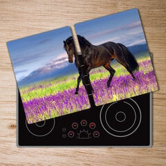 Pjaustymo lentelė Arklio levandų laukas, 2x40x52 cm, 2 vnt. kaina ir informacija | Pjaustymo lentelės | pigu.lt