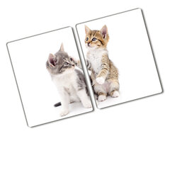 Pjaustymo lentelė Dvi mažos katės, 2x40x52 cm, 2 vnt. kaina ir informacija | Pjaustymo lentelės | pigu.lt