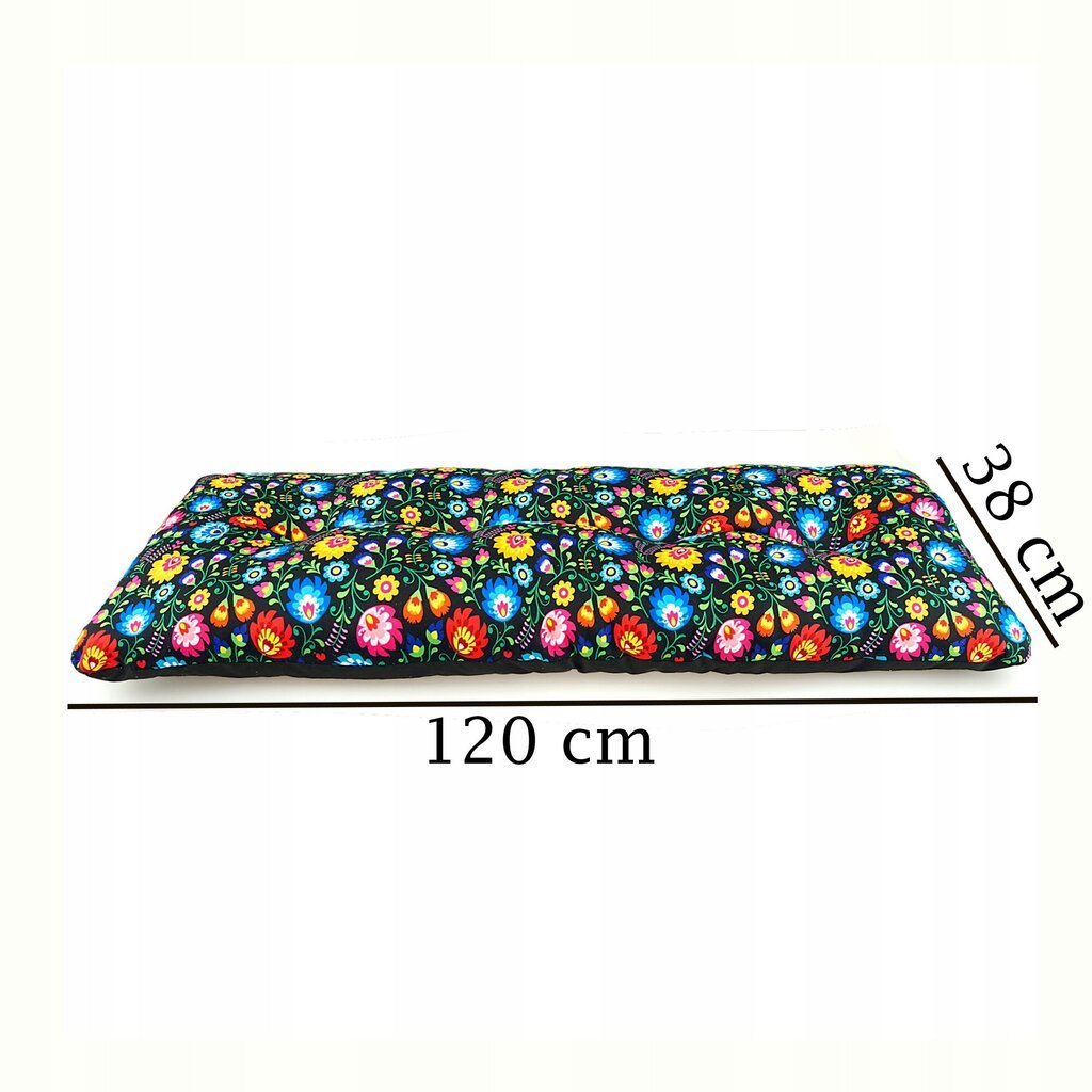 Sūpynių pagalvė Folk 120x38cm įvairių spalvų kaina ir informacija | Pagalvės, užvalkalai, apsaugos | pigu.lt