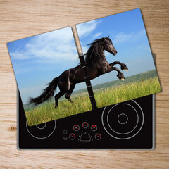 Pjaustymo lentelė Juodas arklys pievoje, 2x40x52 cm, 2 vnt. kaina ir informacija | Pjaustymo lentelės | pigu.lt
