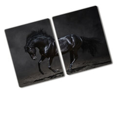 Pjaustymo lentelė Juodas arklys, 2x40x52 cm, 2 vnt. kaina ir informacija | Pjaustymo lentelės | pigu.lt
