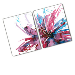Pjaustymo lentelė Abstrakti gėlė, 2x40x52 cm, 2 vnt. цена и информация | Разделочная доска | pigu.lt