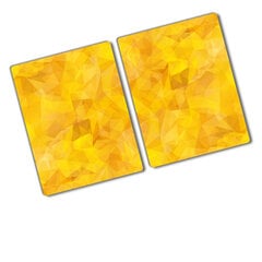 Pjaustymo lentelė Abstraktūs trikampiai, 2x40x52 cm, 2 vnt. цена и информация | Разделочная доска | pigu.lt