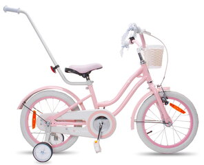 Dviratis 16" Silver Moon, rožinis kaina ir informacija | Balansiniai dviratukai | pigu.lt