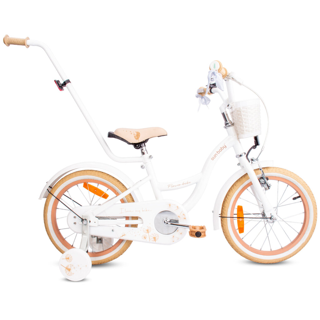 Dviratis Sun Baby 16", smėlio spalvos kaina ir informacija | Balansiniai dviratukai | pigu.lt