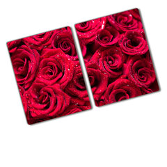 Pjaustymo lentelė Lašai ant rožių, 2x40x52 cm, 2 vnt. kaina ir informacija | Pjaustymo lentelės | pigu.lt