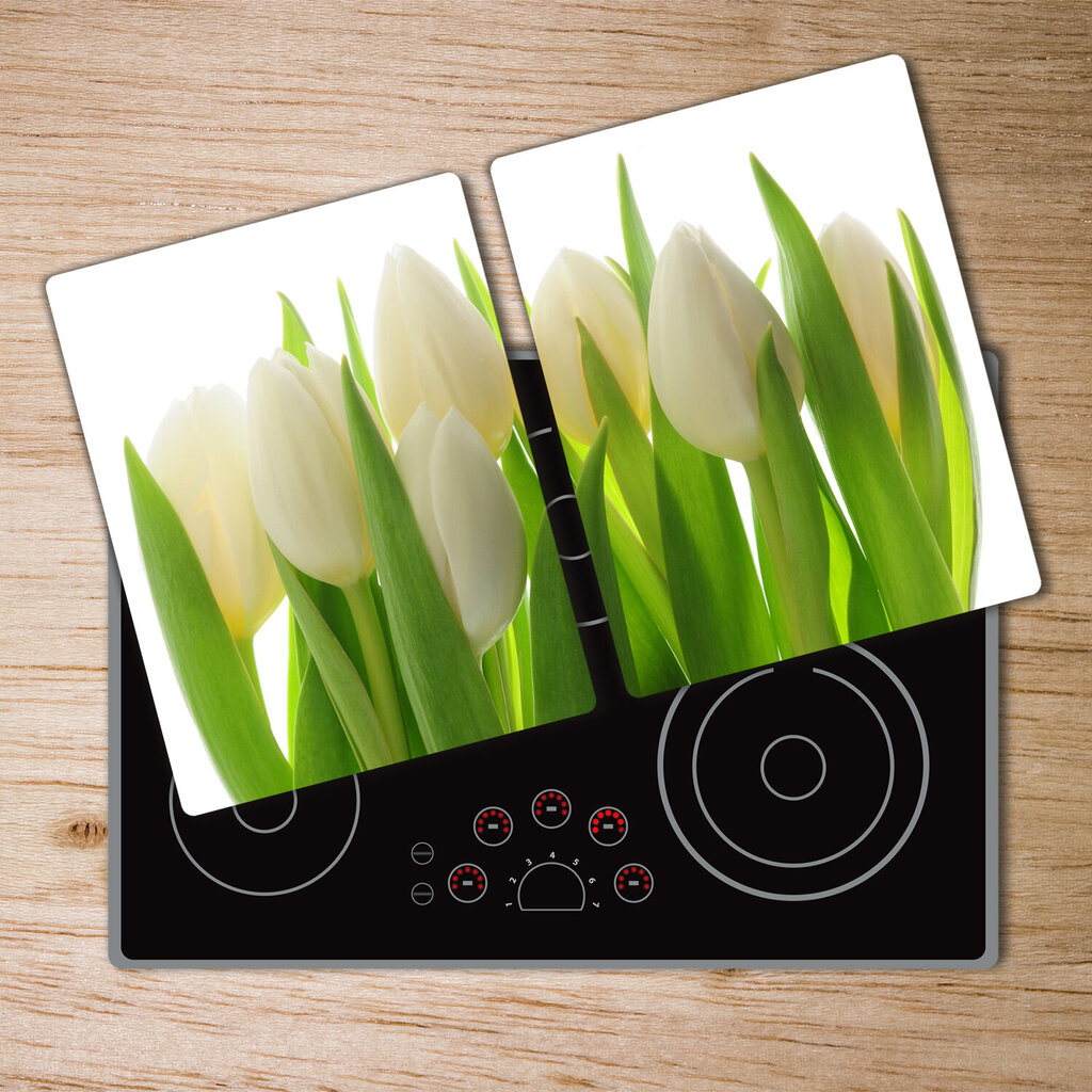 Pjaustymo lentelė Tulpės, 2x40x52 cm, 2 vnt. цена и информация | Pjaustymo lentelės | pigu.lt