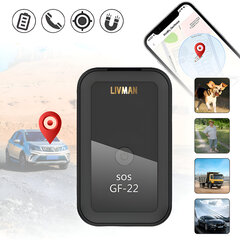 Мини GPS трекер Livman GPS-LBS GF-22 цена и информация | Аксессуары для телефонов | pigu.lt