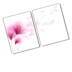 Pjaustymo lentelė Rožinė Gėlė, 2x40x52 cm, 2 vnt. kaina ir informacija | Pjaustymo lentelės | pigu.lt