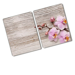 Pjaustymo lentelė Orchidėja ant medžio, 2x40x52 cm, 2 vnt. kaina ir informacija | Pjaustymo lentelės | pigu.lt