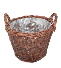 Natūralus vazonas Wicker, 30cm kaina ir informacija | Vazonai | pigu.lt