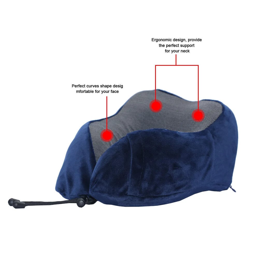 U formos kaklo kelioninė pagalvė Smurf, mėlyna цена и информация | Autokėdučių priedai | pigu.lt