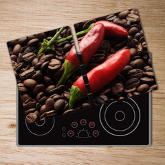 Pjaustymo lentelė Čilė ir kava, 2x40x52 cm, 2 vnt. kaina ir informacija | Pjaustymo lentelės | pigu.lt