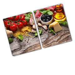 Pjaustymo lentelė Itališkas maistas, 2x40x52 cm, 2 vnt. kaina ir informacija | Pjaustymo lentelės | pigu.lt