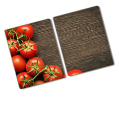 Pjaustymo lentelė Pomidorai ant medžio, 2x40x52 cm, 2 vnt. kaina ir informacija | Pjaustymo lentelės | pigu.lt