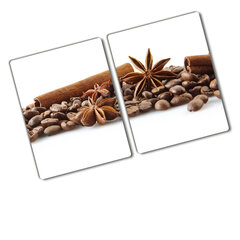 Pjaustymo lentelė Cinamoninės kavos pupelės, 2x40x52 cm, 2 vnt. kaina ir informacija | Pjaustymo lentelės | pigu.lt