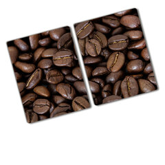 Pjaustymo lentelė Kavos pupelės, 2x40x52 cm, 2 vnt. kaina ir informacija | Pjaustymo lentelės | pigu.lt