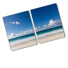 Pjaustymo lentelė Seišelių paplūdimys, 2x40x52 cm, 2 vnt. kaina ir informacija | Pjaustymo lentelės | pigu.lt