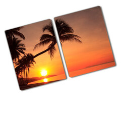 Pjaustymo lentelė Saulėtas paplūdimys, 2x40x52 cm, 2 vnt. kaina ir informacija | Pjaustymo lentelės | pigu.lt