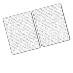 Pjaustymo lentelė Dvejetainis kodas, 2x40x52 cm, 2 vnt. kaina ir informacija | Pjaustymo lentelės | pigu.lt