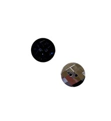 Пуговица пластиковая круглая с двумя отверстиями, 14 мм. цена и информация | Принадлежности для шитья | pigu.lt