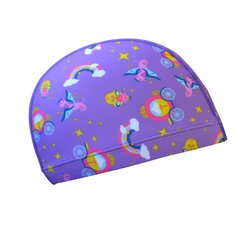 Шапочка для плавания RAS Princess (0-6 лет), фиолетовая цена и информация | Шапочки для плавания | pigu.lt