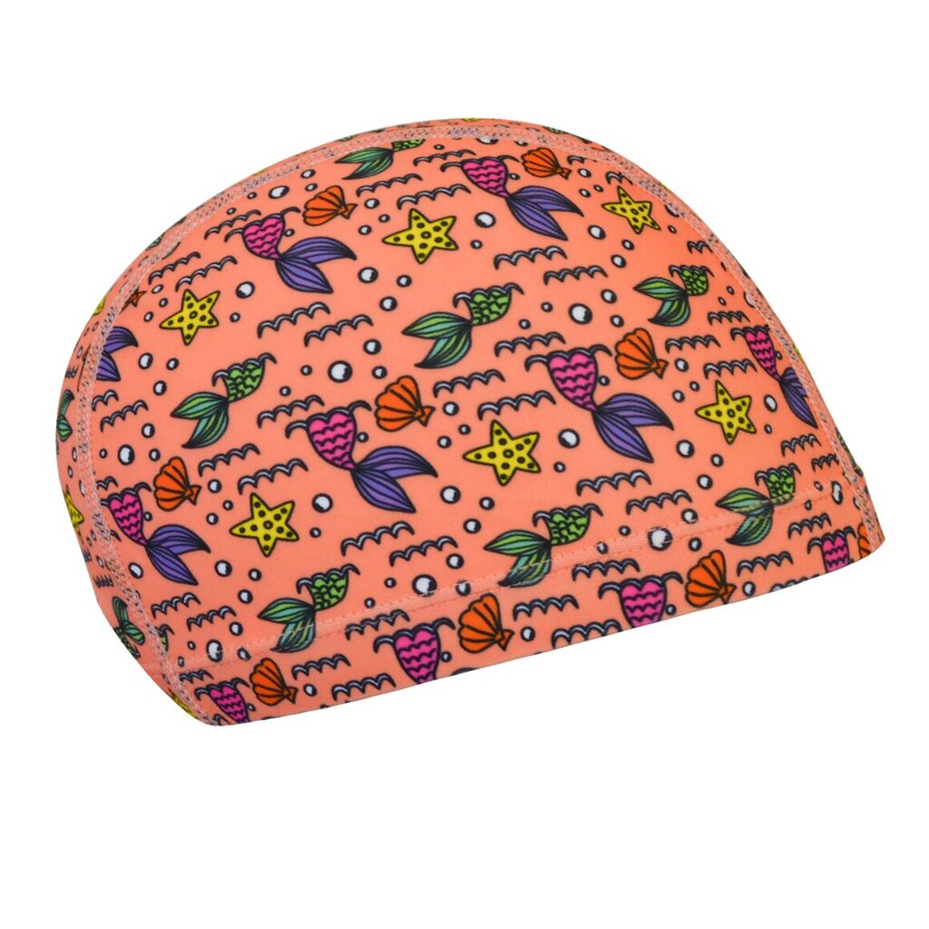 Plaukimo kepurė RAS Siren, oranžinė цена и информация | Plaukimo kepuraitės | pigu.lt