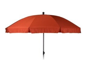 Sodo skėtis 250 cm, raudonas kaina ir informacija | Skėčiai, markizės, stovai | pigu.lt