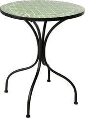 Садовый столик Mosaic, зеленый цена и информация | Садовые столы, столики | pigu.lt