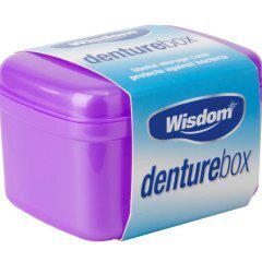 Dėžutė protezams laikyti Wisdom Denturebox, 1 vnt kaina ir informacija | Dantų šepetėliai, pastos | pigu.lt