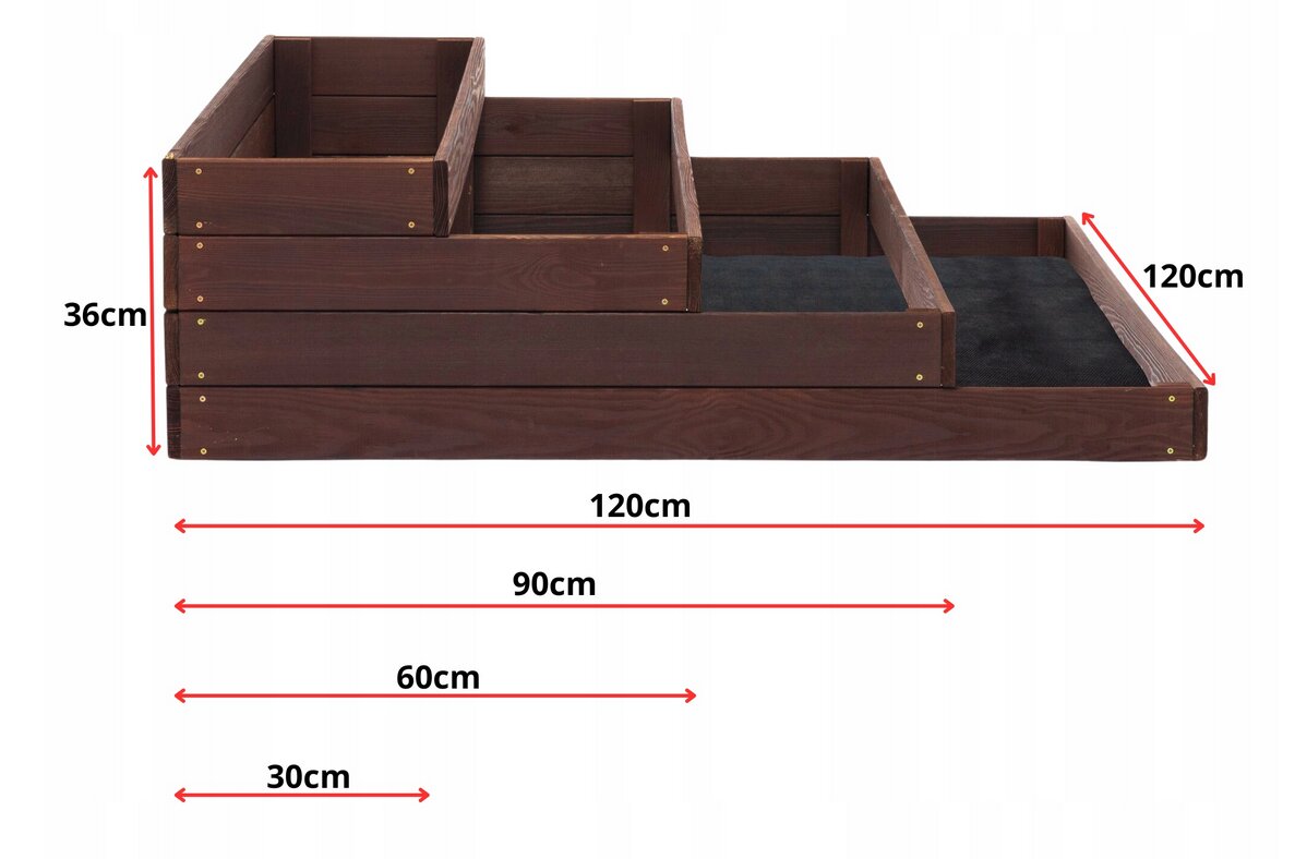 Mini medinis šiltnamis SunWood, 120 x 120 cm цена и информация | Šiltnamiai | pigu.lt