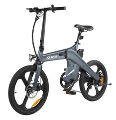 Elektrinis dviratis DYU T1, 20", pilkas kaina ir informacija | Elektriniai dviračiai | pigu.lt