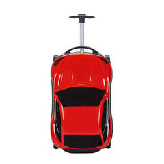 Vaikiškas lagaminas Mašina, raudonas kaina ir informacija | Lagaminai, kelioniniai krepšiai | pigu.lt