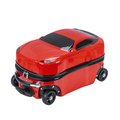 Vaikiškas lagaminas Mašina, raudonas kaina ir informacija | Lagaminai, kelioniniai krepšiai | pigu.lt