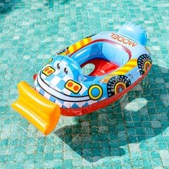 Pripučiamas plaukimo ratas Smar Mama Buldozeris, 49 x 85 cm, įvairių spalvų kaina ir informacija | Pripučiamos ir paplūdimio prekės | pigu.lt