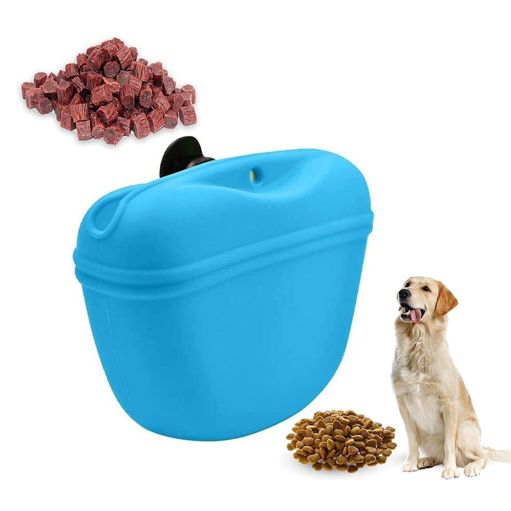Šunų skanėstų maišelis, mėlynas kaina ir informacija | Dresūros priemonės šunims | pigu.lt