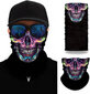 Maskuojanti veido kaukė vyrams "Spalvota kaukuolė" kaina ir informacija | Vyriški šalikai, kepurės, pirštinės | pigu.lt