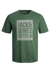 Футболкa Jack &amp; Jones 12248614DARKGREEN-M цена и информация | Мужские футболки | pigu.lt
